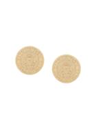 Balmain Medallion Earrings - Gold