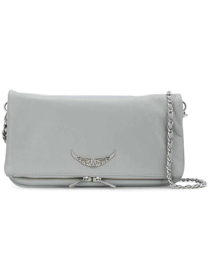 Zadig & Voltaire Zadig & Voltaire Wgap2003f Gris Furs & Skins->calf