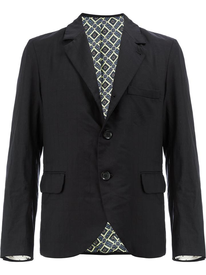 Geoffrey B. Small Classic Tailored Blazer - Black