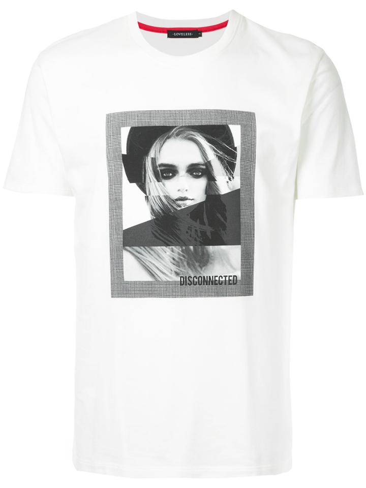 Loveless Graphic Printed T-shirt - White