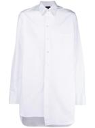 Ann Demeulemeester Long Buttoned Shirt - White