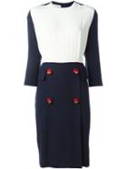 Gianfranco Ferre Vintage Contrasting Panel Midi Dress