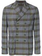 The Gigi Checked Straight-fit Jacket - Green