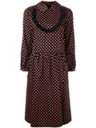 Polka Dots Shirt Dress - Women - Cotton - S, Black, Cotton, Comme Des Garçons Girl