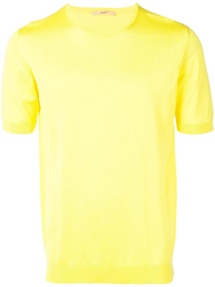 Nuur Fine Knit T-shirt - Yellow
