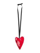 Rykiel Enfant Sequinned Heart Necklace, Girl's, Red