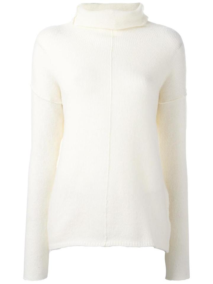 Forte Forte Roll Neck Jumper, Women's, Size: 1, Ivory, Wool/nylon