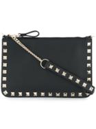 Valentino Rockstud Pouch Bag - Black