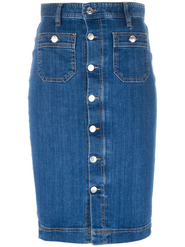 Dsquared2 Denim Pencil Skirt