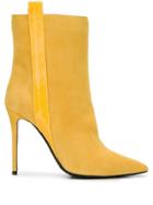 The Seller Pull-on Stiletto Boots - Yellow