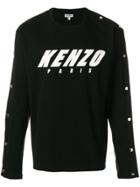 Kenzo Logo Print Top - Black