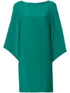 Gianluca Capannolo Cropped Sleeve Mini Dress - Green