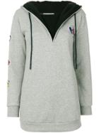 Rossignol Zipped Neck Hoodie - Grey