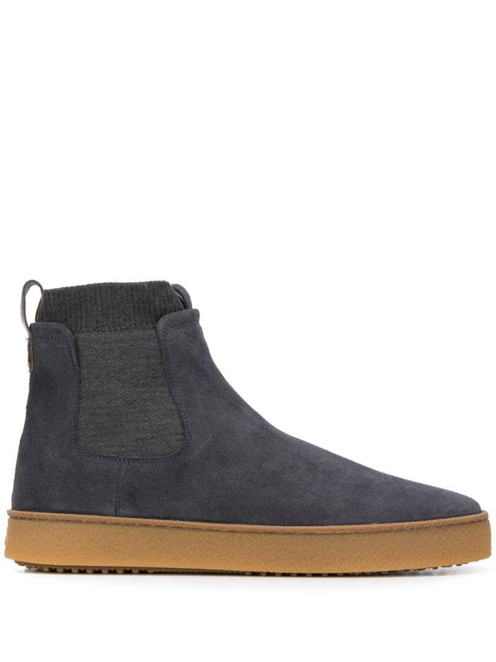 Hogan Sock-style Boots - Grey