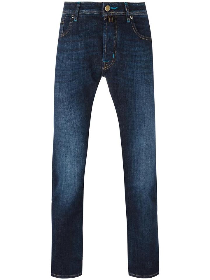 Jacob Cohen Regular Jeans, Men's, Size: 34, Blue, Cotton/spandex/elastane