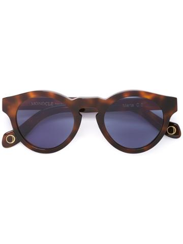 Monocle Eyewear 'marte' Sunglasses - Brown