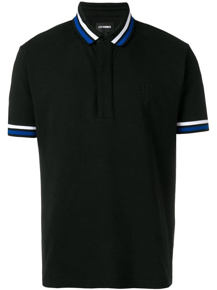 Les Hommes Casual Polo Shirt - Black