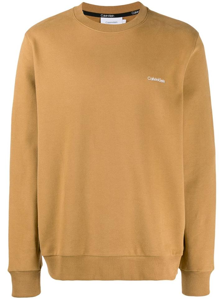 Calvin Klein Branded Sweatshirt - Neutrals
