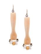 Marni Hand Shaped Earrings - Neutrals