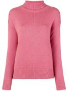 Etro Turtleneck Sweater - Pink & Purple