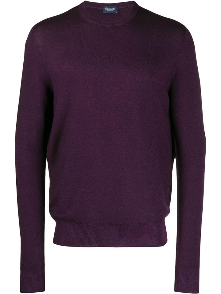 Drumohr Merino Wool Jumper - Purple