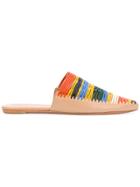 Tory Burch Pointed Strappy Mules - Multicolour