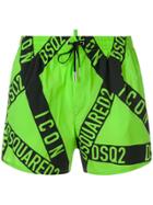Dsquared2 Punk Icon Swim Shorts - Green