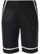 Chanel Vintage Contrast-trim Bermuda Shorts - Blue