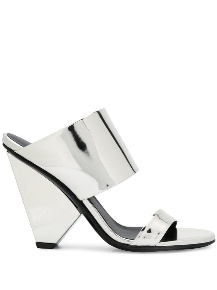 Balmain Lori Sandals - Silver