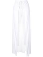 Hellessy Jogger Pants With Drawstring Skirt - White