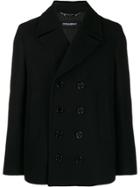 Dolce & Gabbana Double-breasted Short Coat - Black