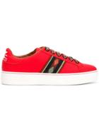 Etro Contrasting Lace Sneakers - Red