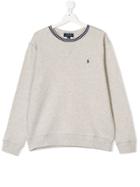 Ralph Lauren Kids Teen Embroidered Logo Sweatshirt - Grey