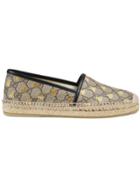 Gucci Gg Supreme Bees Espadrille - Brown