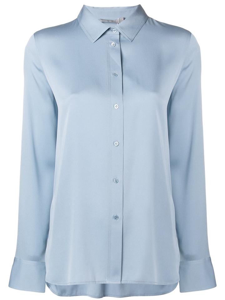 Vince Classic Plain Shirt - Blue