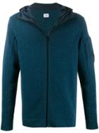 Cp Company Zip-up Hoodie - Blue
