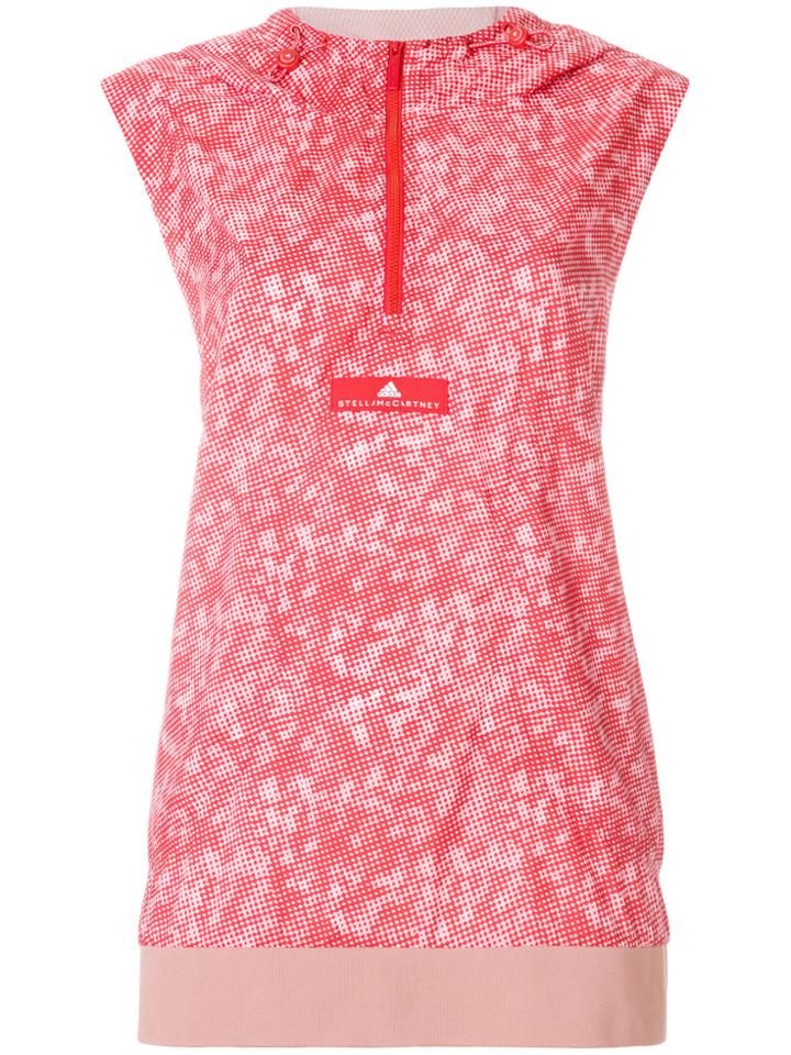 Adidas By Stella Mccartney Hooded Running Top - Red