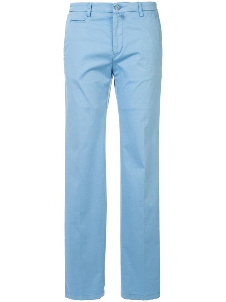 Kiton Slim Fit Chinos - Blue