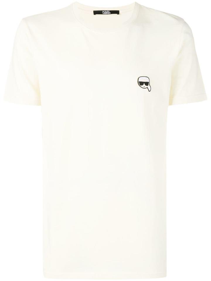 Karl Lagerfeld Ikonik Karl Patch T-shirt - Yellow