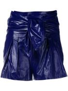 Iro Paperbag Shorts - Blue