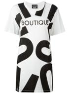 Boutique Moschino Oversized T-shirt, Women's, Size: 42, White, Cotton