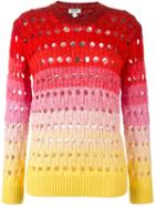 Kenzo 'tie & Dye' Jumper, Women's, Size: Large, Red, Mohair/wool/polyimide