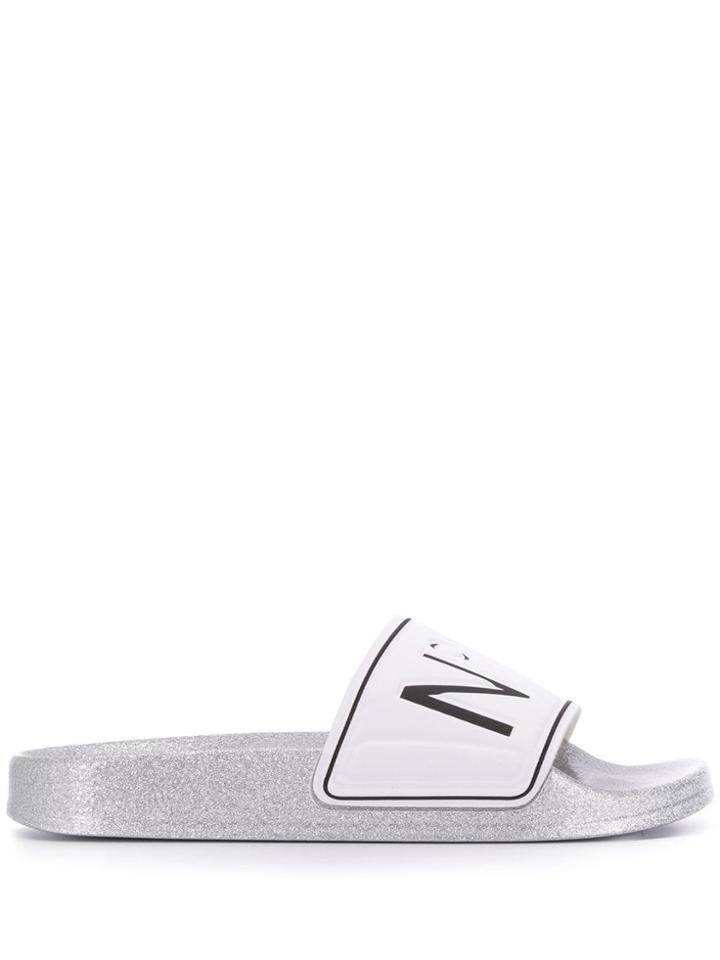 Nº21 Logo Slides - White