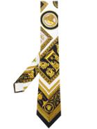 Versace Grecian Print Tie - Multicolour