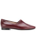 Lemaire Plain Loafers - Red