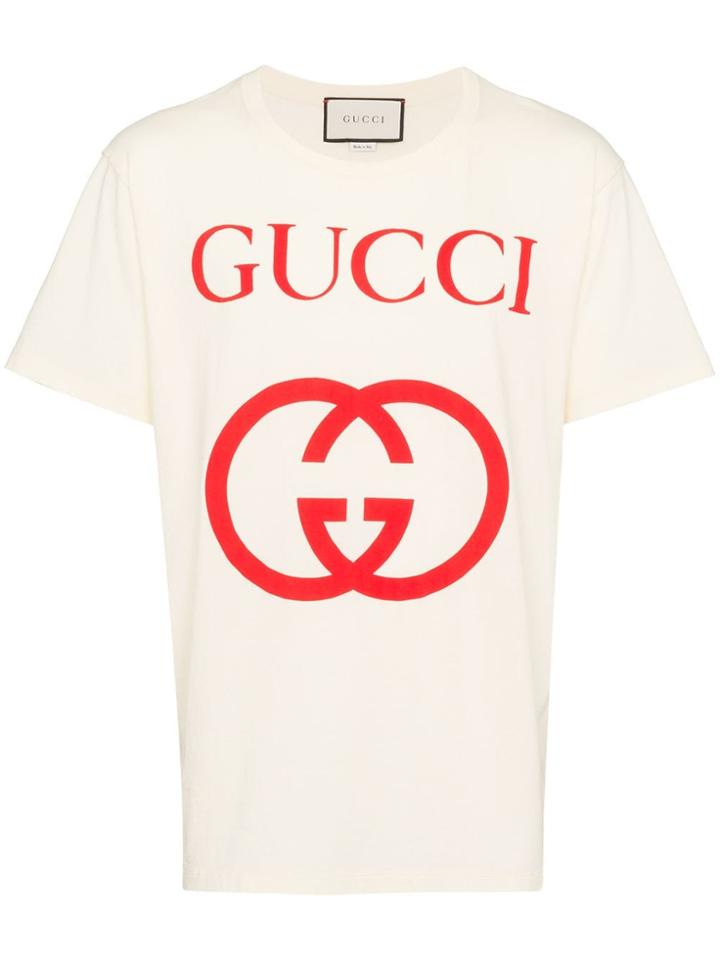 Gucci Interlocking G Logo T-shirt - White