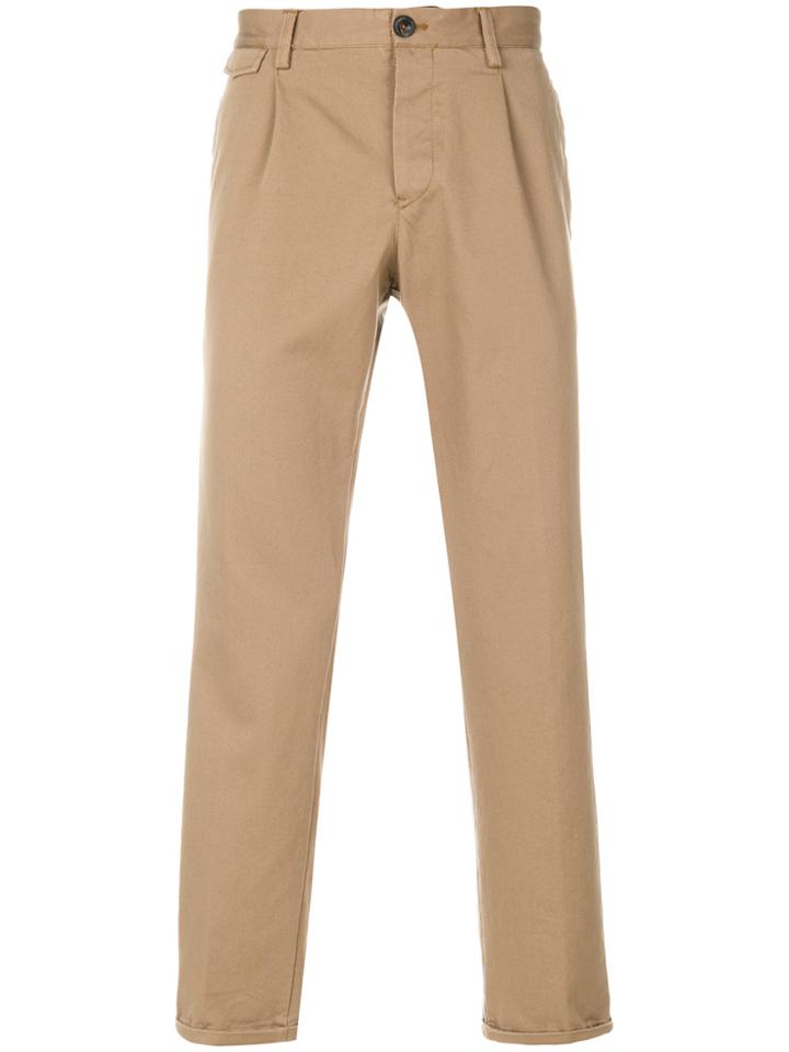 Pt05 Straight Trousers - Nude & Neutrals