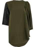 Jw Anderson Asymmetric Sleeve Blouse - Green