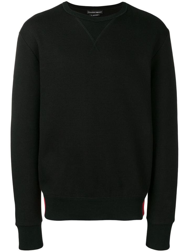 Alexander Mcqueen Crew Neck Sweatshirt - Black