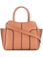Tod's Panelled Tote Bag - Brown